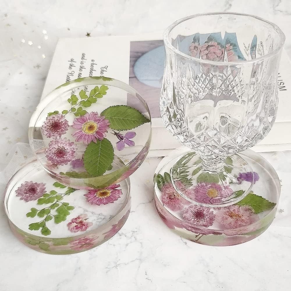 Coaster Mold Round - Einfache Kreative Untersetzer Silikonform Runde Geometrische