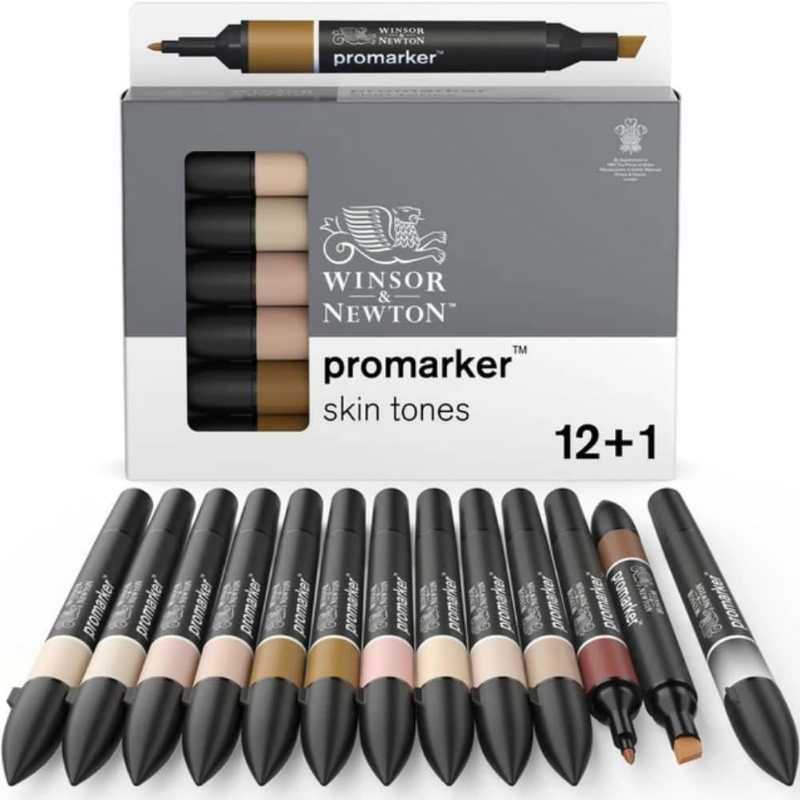 Copic Marker Sketch - Winsor & Newton Professionelles Comic-Marker-Set 6/12/24