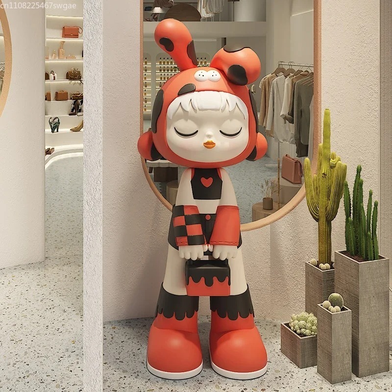 Kunstvolle Cartoon-Mädchen-Sta – Resin Crafts Bewertung und Preis