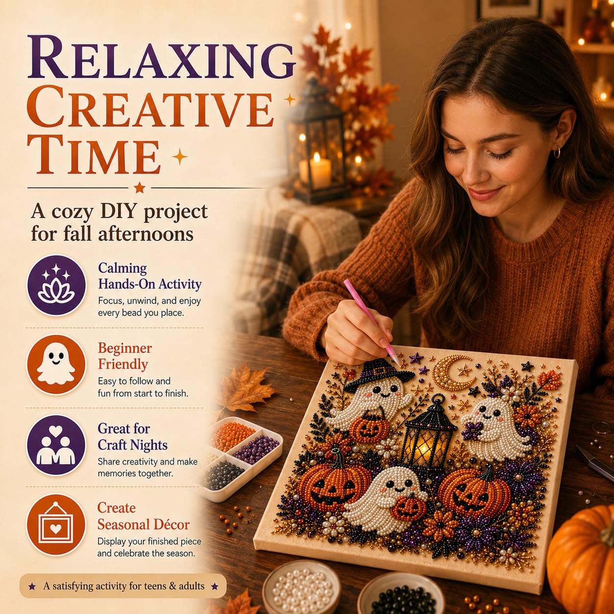 Halloween Geister-Perlen-Kunst – Resin Craft For Beginners Bewertung und Preis