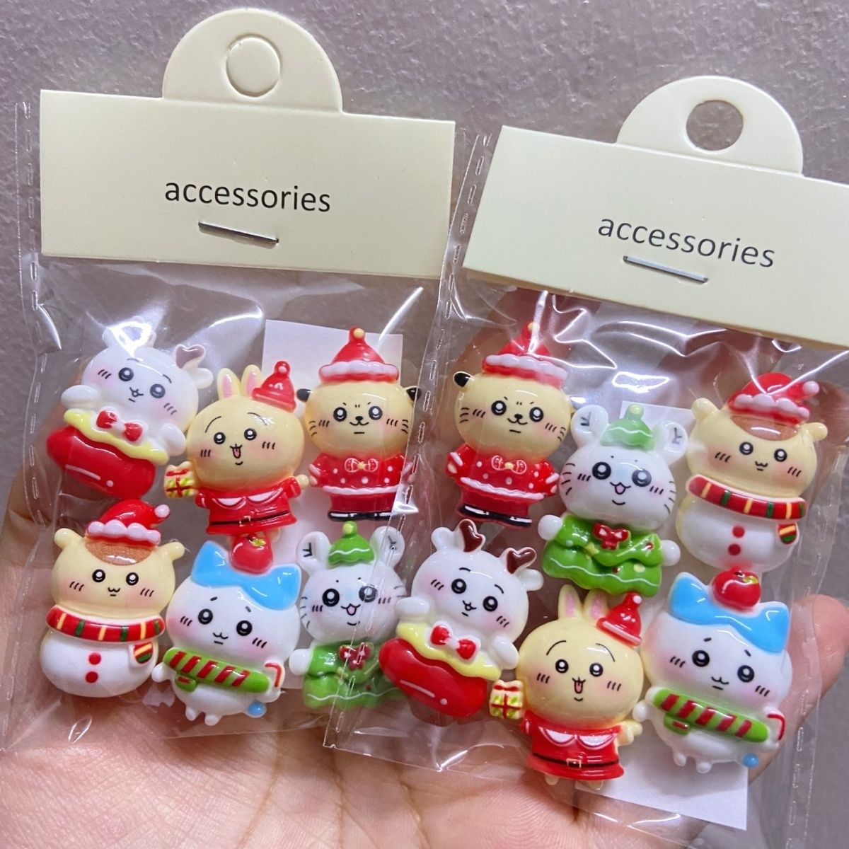 Weihnachten Einfarbige Chiikaw – Resin Crafts Bewertung und Preis