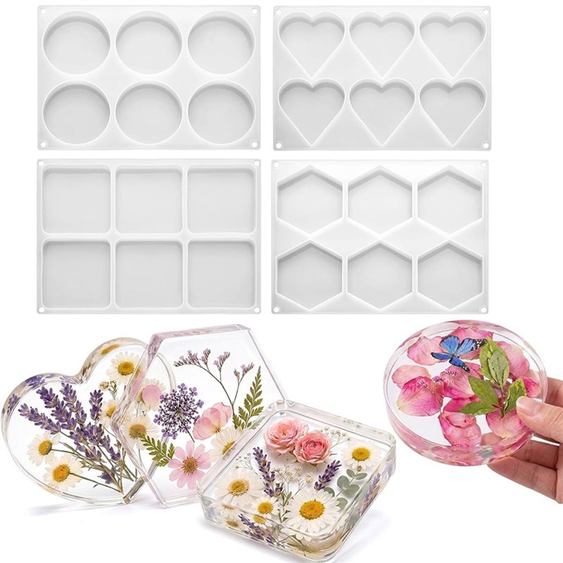 [ABFI!】 Harzformen für DIY-Epo – Coaster Mold Round Bewertung und Preis
