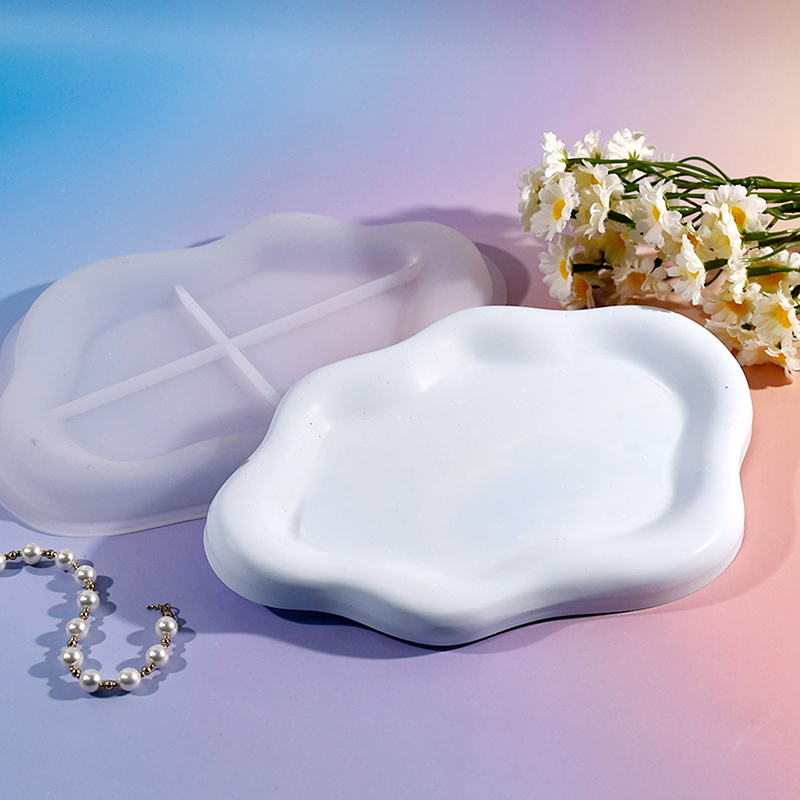 Unregelmäßige Wolkenform Silik – Silicone Mold Tray Bewertung und Preis
