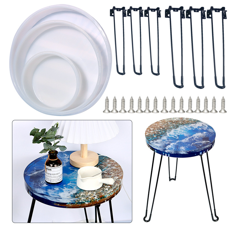Große Runde Tablett UV Harz Fo – Coaster Mold Round Bewertung und Preis
