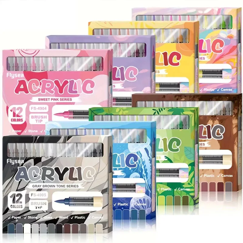 12 Farben Acrylmarker Weiche P – Copic Marker Sketch Bewertung und Preis