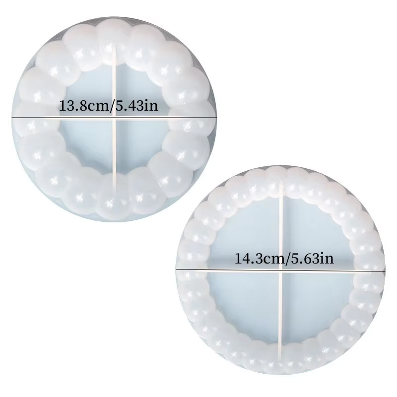 Diy Runde Blase Tablett Unters – Coaster Mold Round Bewertung und Preis