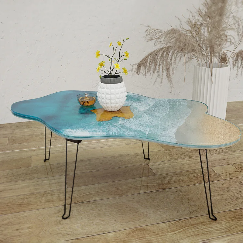 Große 61 cm unregelmäßige Tabl – Resin Ocean Wave Mold Bewertung und Preis
