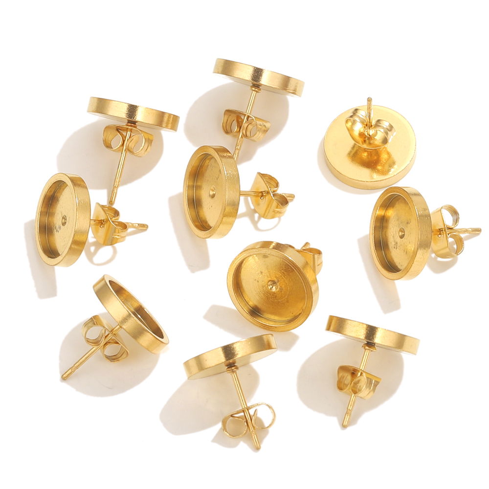 10 Stück Edelstahl Gold Ohrrin – Resin Craft Projects Bewertung und Preis
