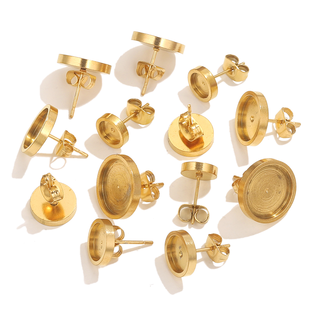 10 Stück Edelstahl Gold Ohrrin – Resin Craft Projects Bewertung und Preis